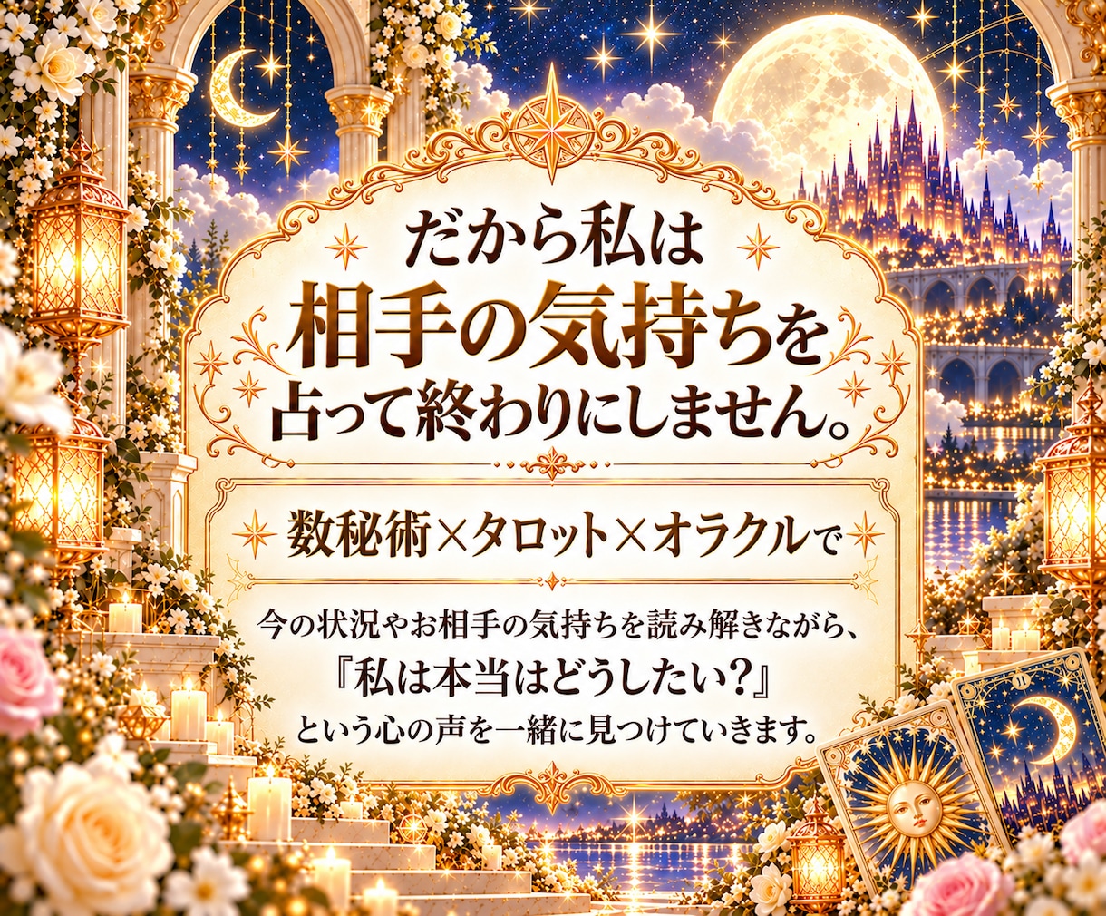 相手の気持ちを占い3日間あなたに伴走します 彼の答えを探し続ける恋愛から、自分で未来を選ぶ光の毎日へ イメージ5