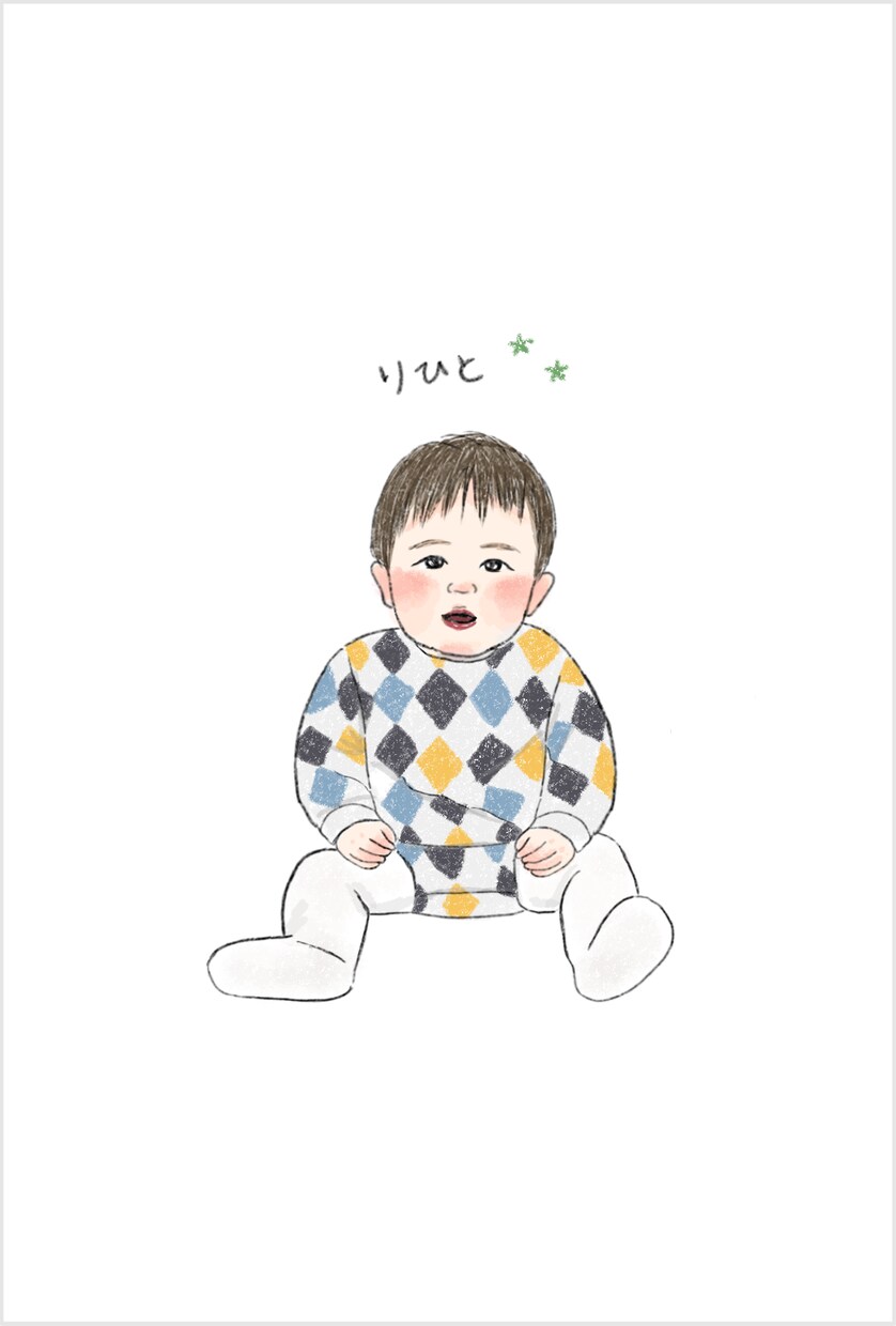 受注制作／1名さまの似顔絵描きます 退職祝いやお誕生日などの記念品としておすすめ！！ イメージ4