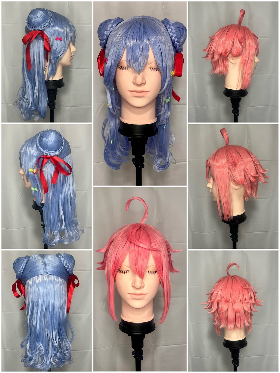 コスプレウィッグ・創作ウィッグ制作いたします 流行りのキャラや創作キャラなどのウィッグ制作いたします イメージ2