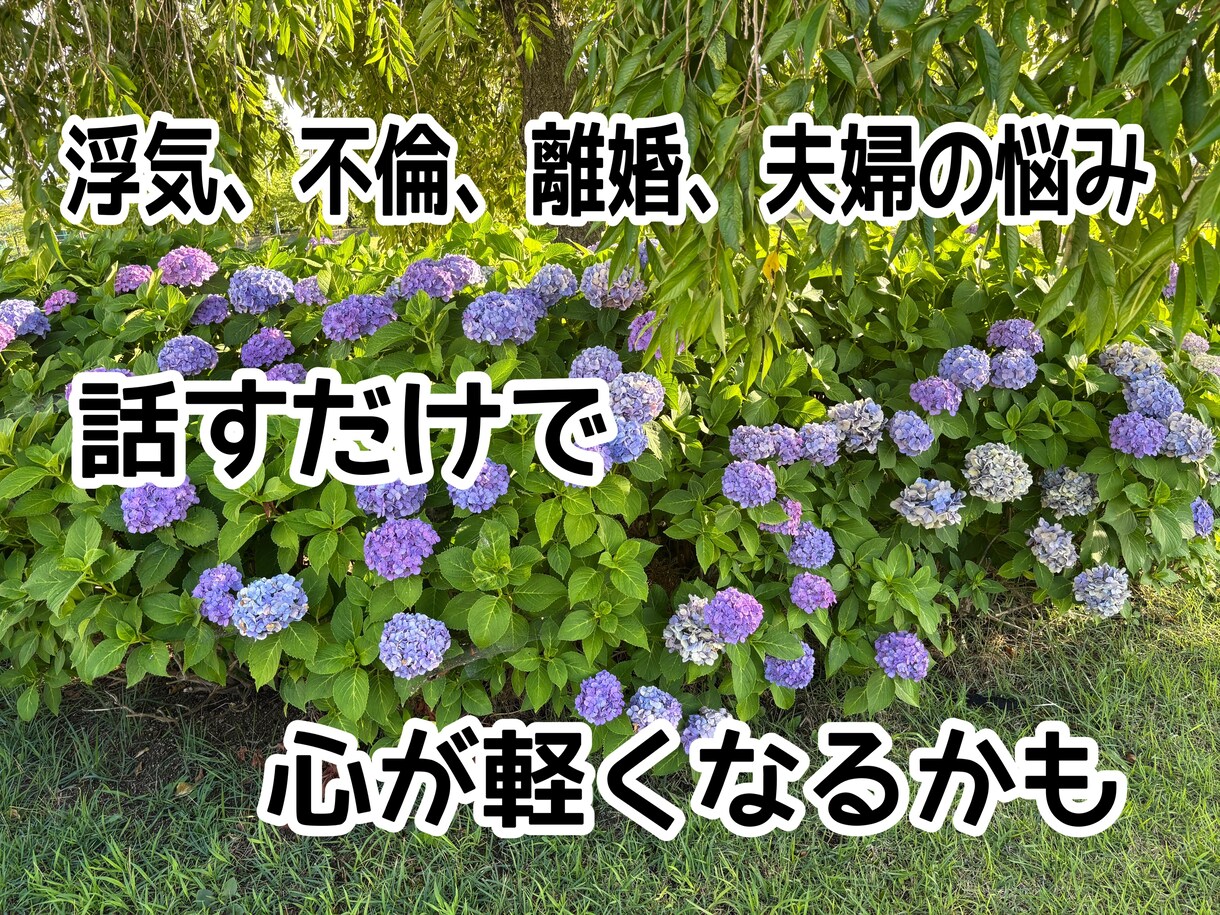 女性限定！お話聞きます バツイチアラフォー女に話してスッキリしませんか？ イメージ4