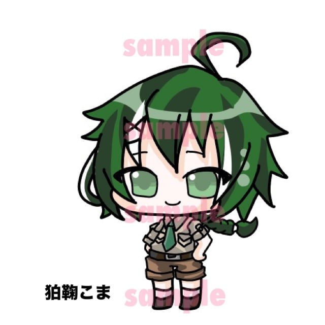 配信用可愛いミニキャラの一枚イラスト描きます 配信やアイコンなどで使用できるミニキャラのイラスト描きます！ イメージ2