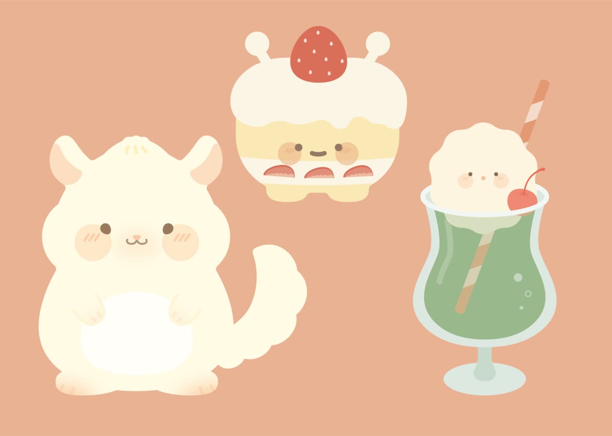 あなただけのゆるかわいいキャラクターを制作します 親しみのあるかわいいキャラクターを作ります！商用OK イメージ2