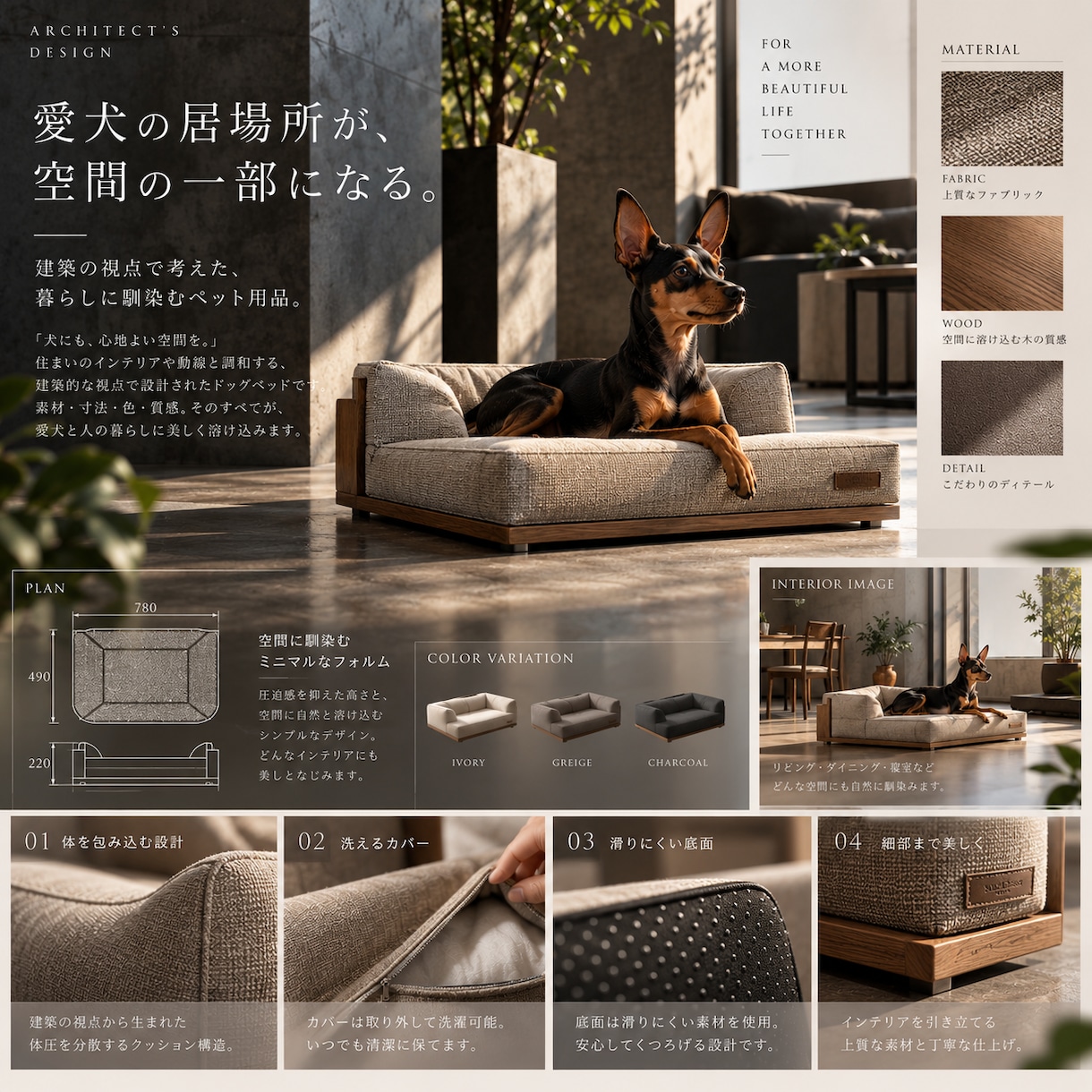 建築士が商品画像をデザインします 建築の視点で、商品の世界観をつくります イメージ3