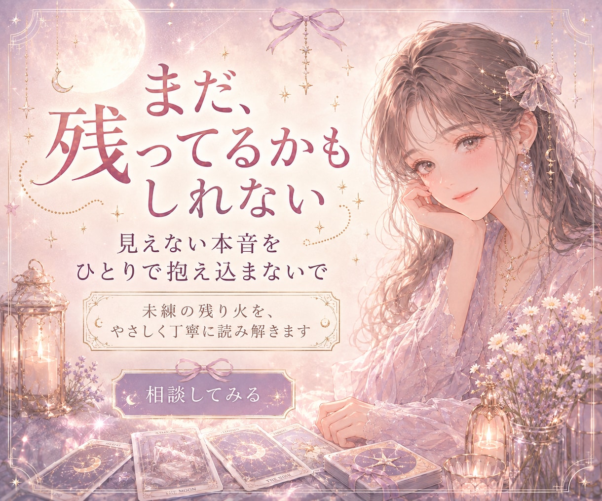 未練の残り火を霊視で確かめます 連絡しない今も、相手の気持ちは消えてない？ イメージ4