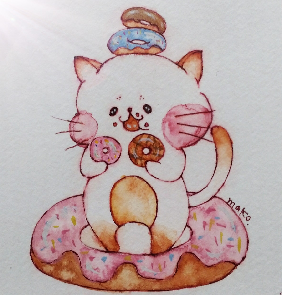 アナログで可愛い動物アイコンお描きします 水彩で可愛い動物イラストアナログでお描きます。 イメージ3