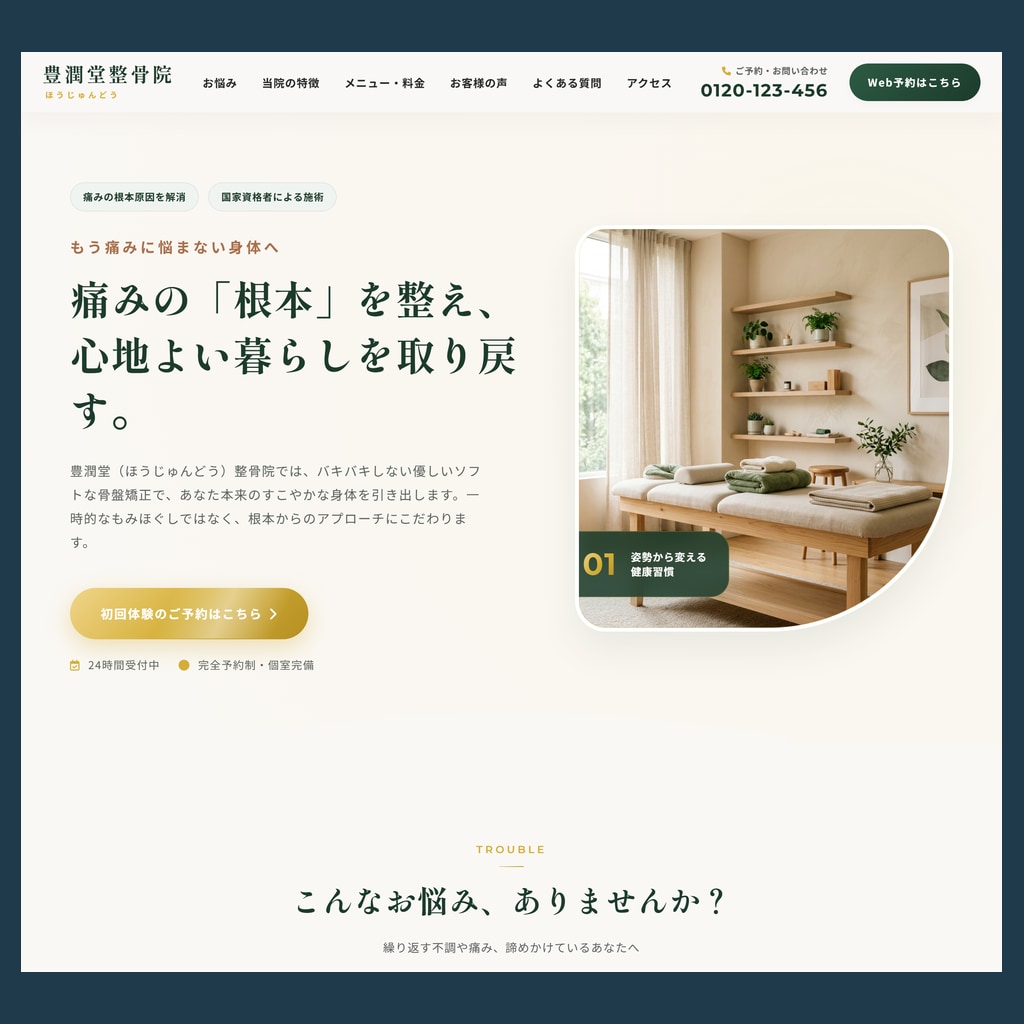 女性向け特化！第一印象で魅せる上品なLP作ります 第一印象で信頼を獲得！サロン・コスメ・士業・工務店まで対応 イメージ8