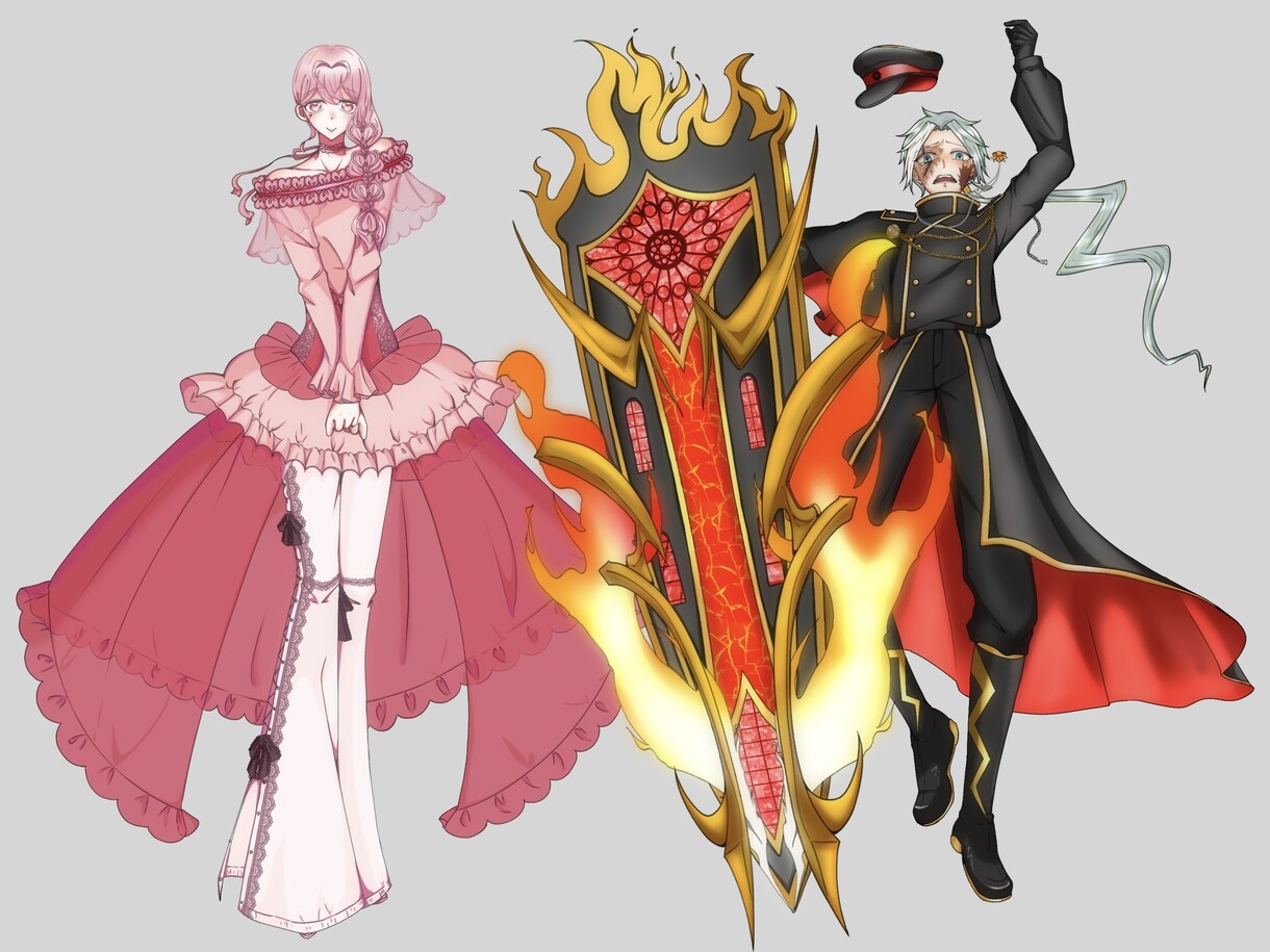 TRPG立ち絵イラスト制作します キャラクターの個性が伝わるTRPG立ち絵を低価格で制作 イメージ3