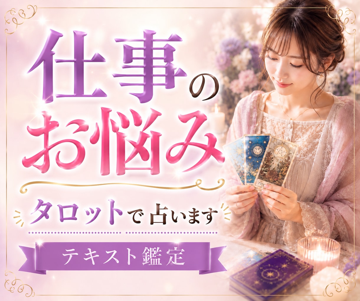 仕事•転職•人間関係のお悩みタロットで占います ★仕事運★適職★昇進★独立★副業★転機★未来★現状維持 イメージ1