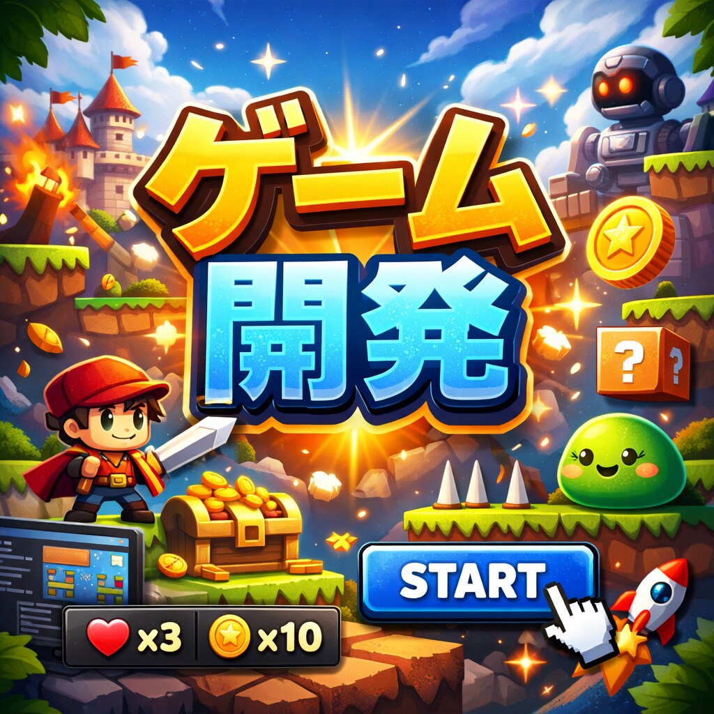 Unityでオリジナルゲームを作成します 初心者OK！すぐに遊べます！オリジナルゲーム作成します！ イメージ1