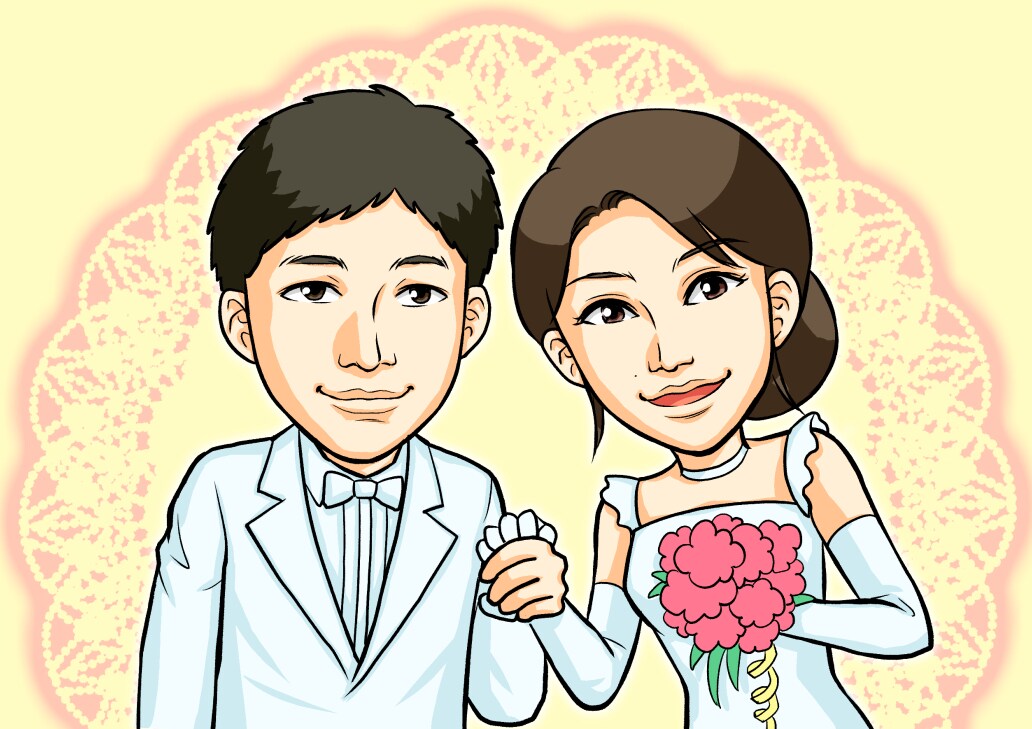 SNS似顔絵アイコンやポートレート画像を作成します SNSにも映える！記念日や贈り物に似顔絵ポートレートをどうぞ イメージ2