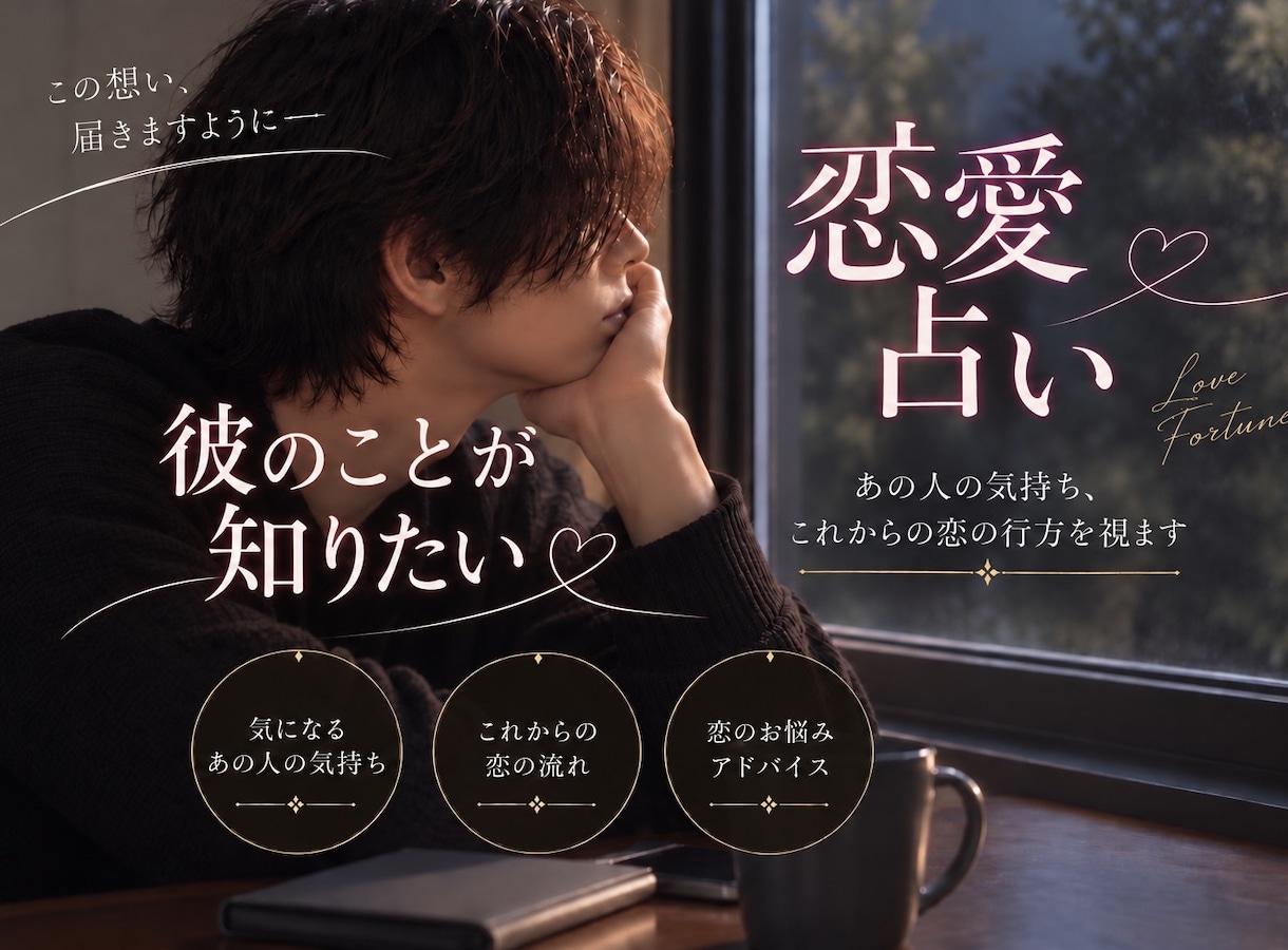 霊視占い。彼の”全て“視させていただきます その方自身全てを知りたいと思ったことはありませんか？ イメージ1