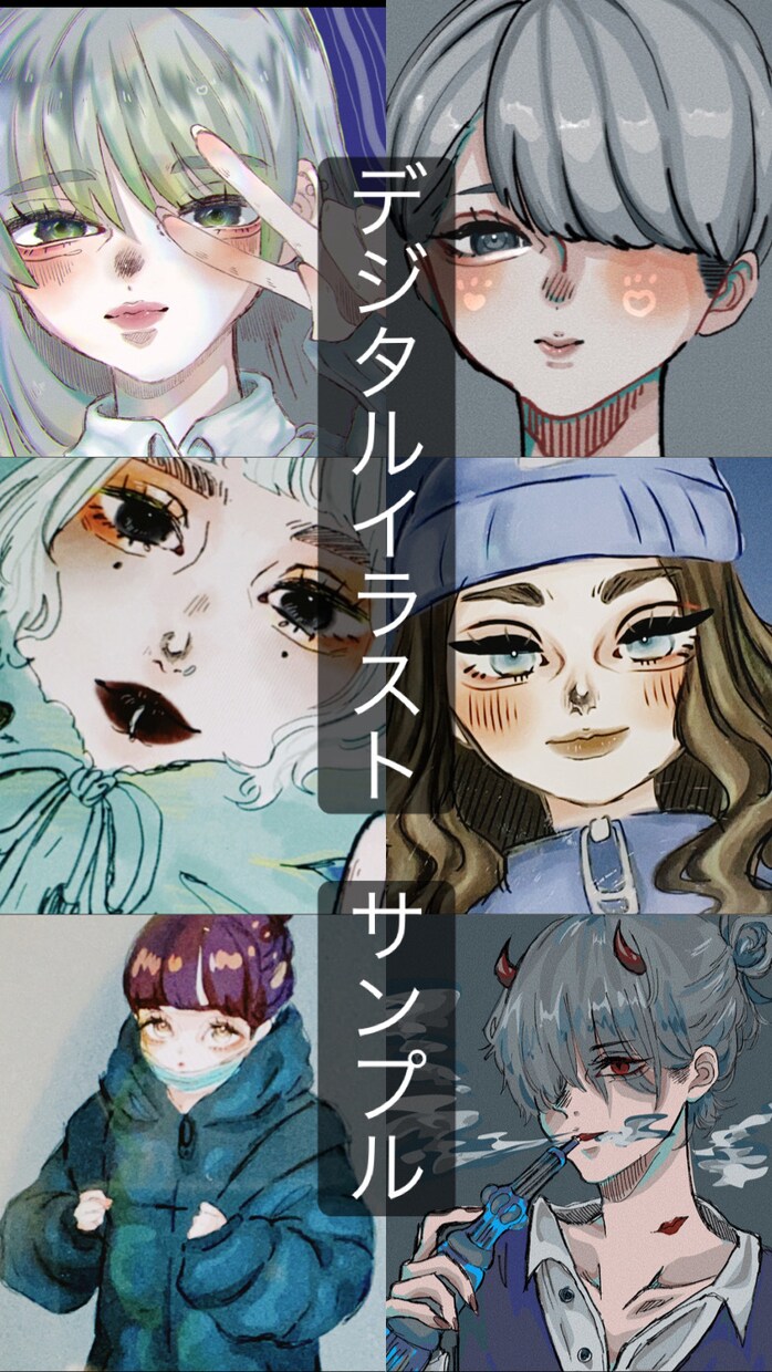 主に線画（夢絵 似顔絵○）を お書きします アイコン用、お友達へのプレゼント用、カップルでの記念日用など イメージ9