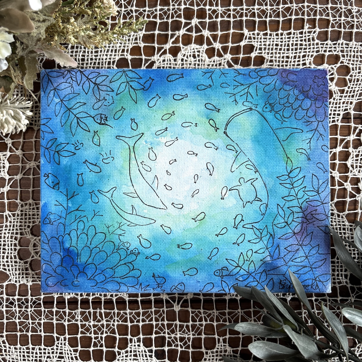 優しいタッチの水彩画イラストを作成します 〜温かい手描きの水彩画イラストを、ご自宅やプレゼント用に〜 イメージ1
