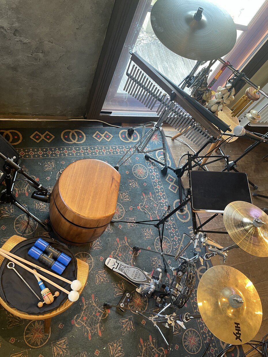 パーカッション録音、レコーディングします 現役ミュージシャンがコンガやカホン等宅録承ります！ イメージ2