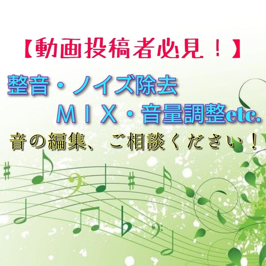動画カット編集、変換、整音、MIXします まずはご相談ください！MAも承ります！ イメージ5