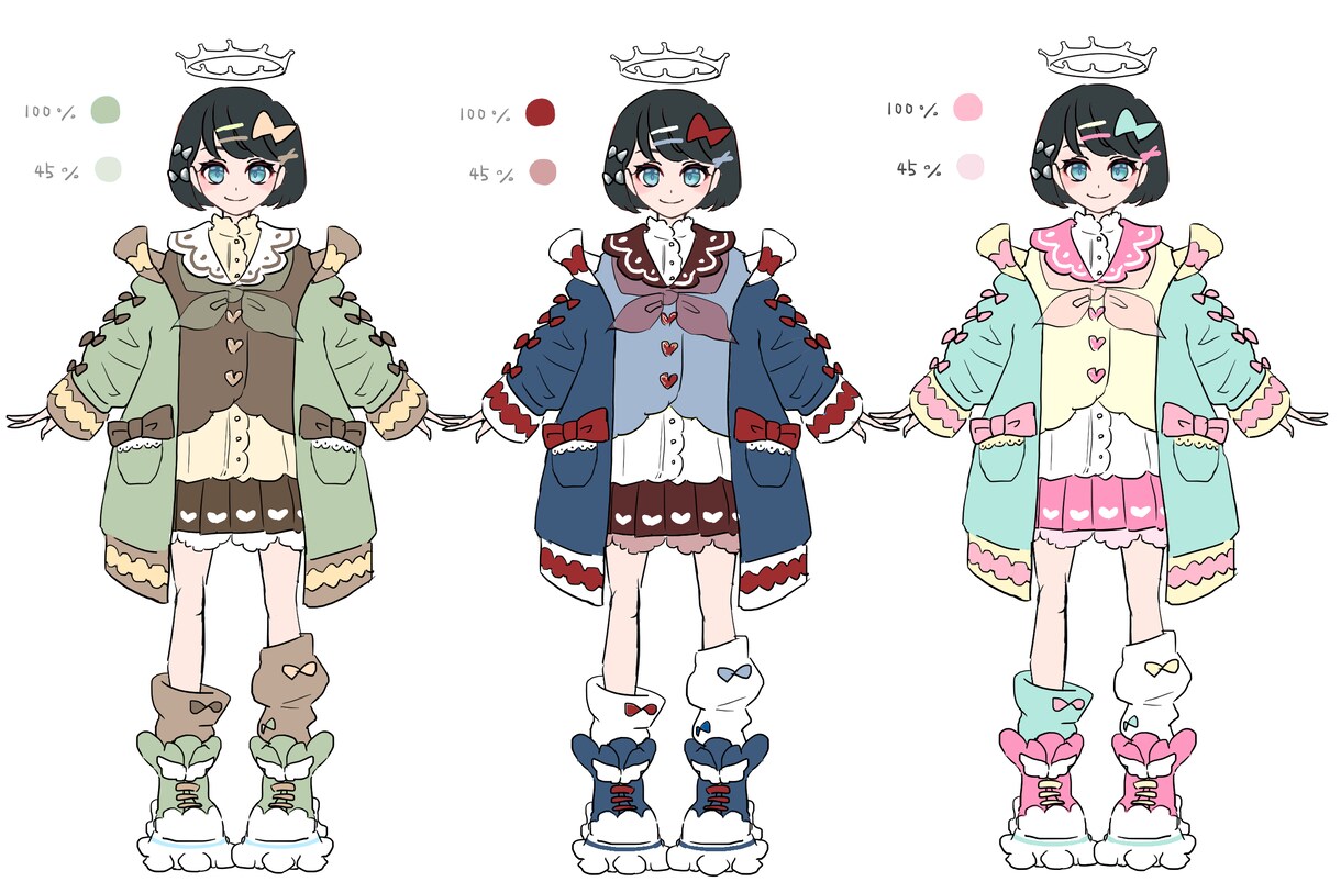 衣装デザイン承ります 2D・3D対応!目を惹く、個性的で魅力ある衣装を考案します! イメージ5