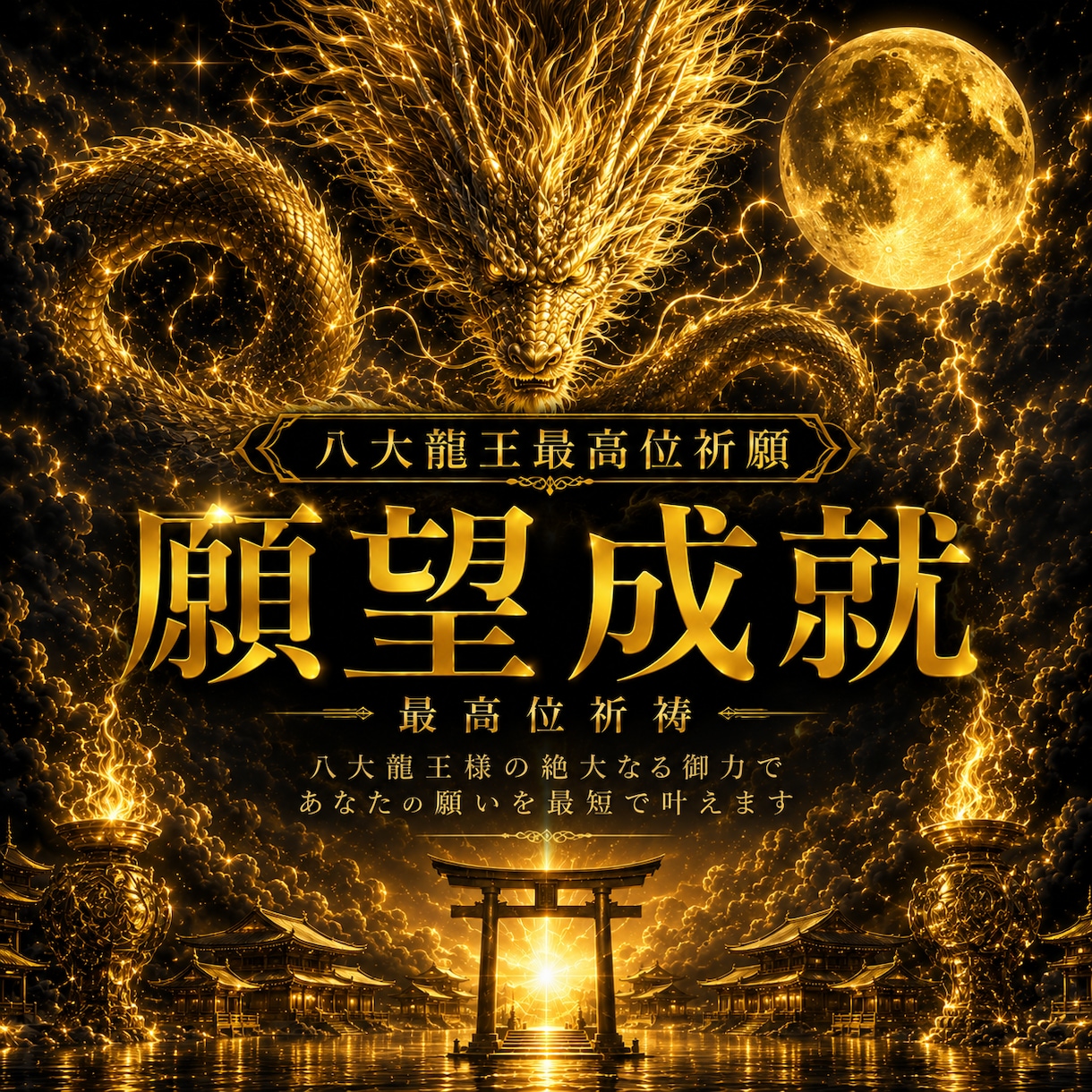 願望成就へ導く最高位龍神祈祷を行います 人生を好転へ導く龍神様の特別祈祷です イメージ1