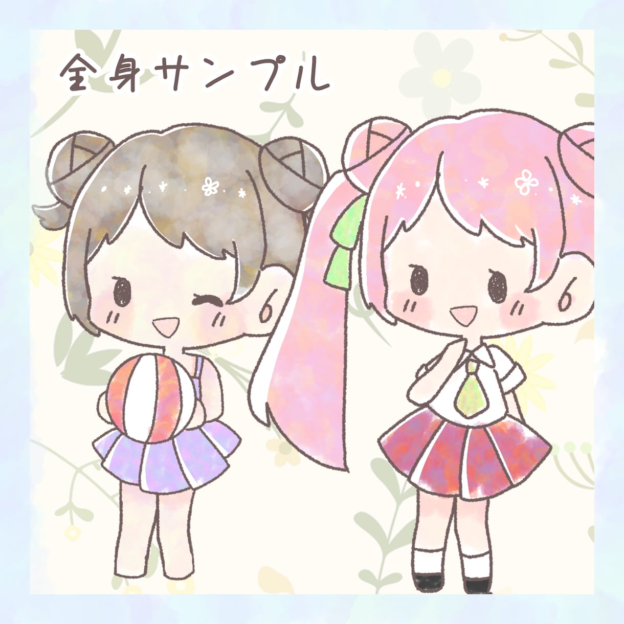 最短翌日納品！ゆるふわなアイコンかきます あなたのSNSをかわいく彩りませんか？ イメージ5