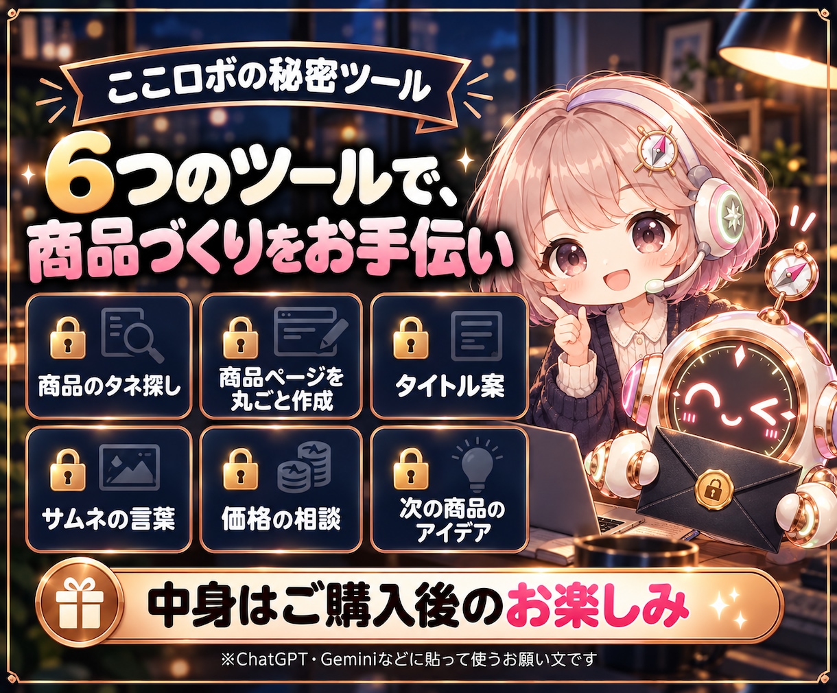 副業初心者｜AI丸投げで自分だけの資産爆誕します スマホOK会社員・主婦OK｜簡単｜AIツールでコピペして完成 イメージ5