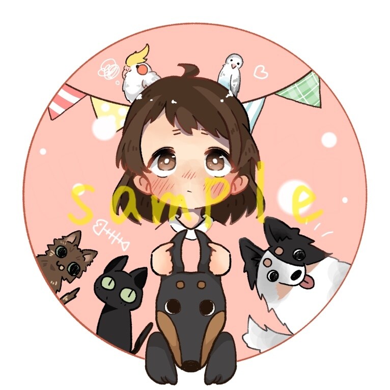 アイコン描きます ゆるいイラストであなたのアイコンを描きます！ イメージ2