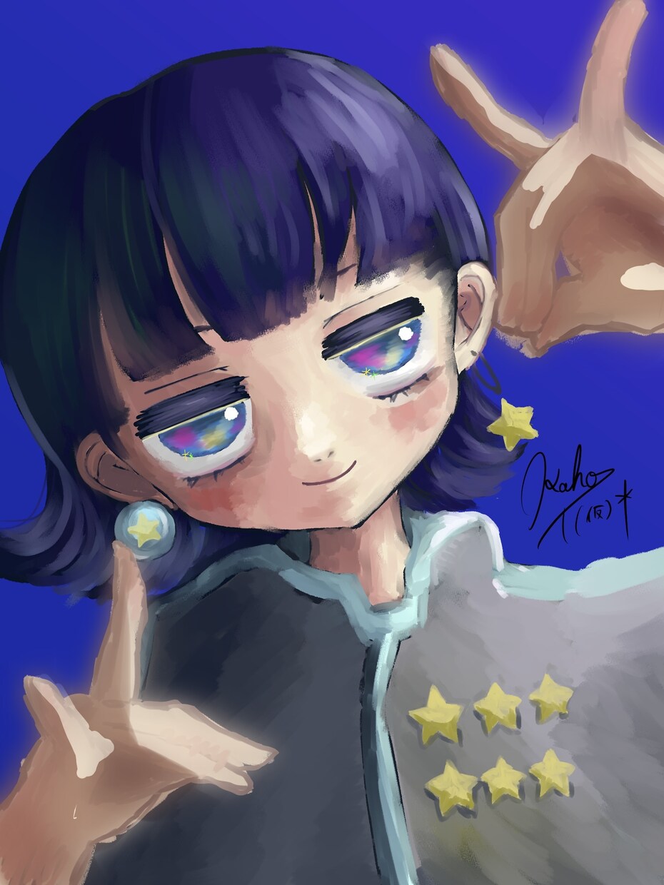 個性的な女の子のイラスト作成します アイコンや、サムネ、MVにご利用いただけます。 イメージ8