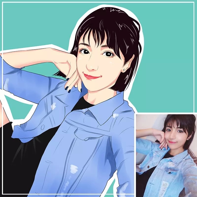 似顔絵を描きます あなたや大切な人のキレイな似顔絵を心を込めて描きます！ イメージ2
