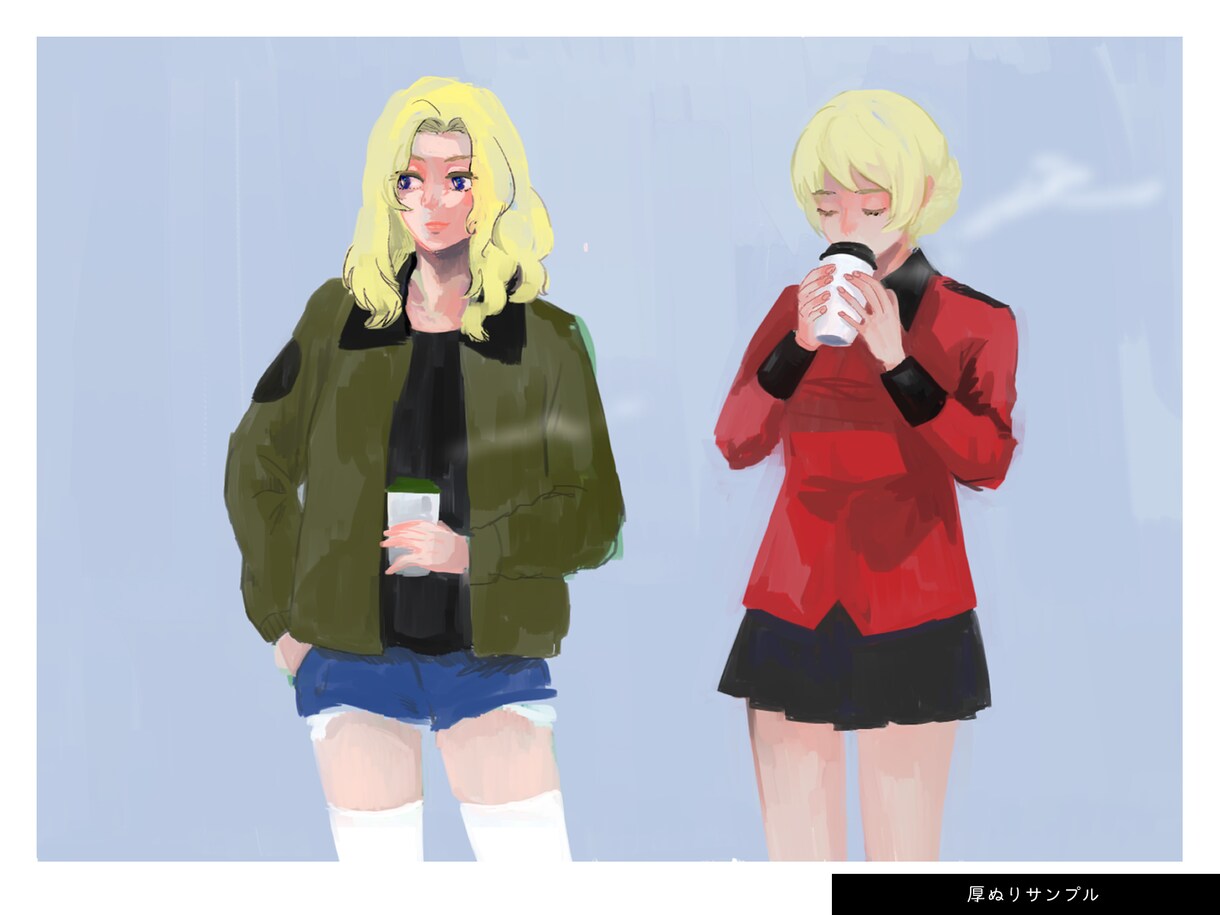 あなたのためにイラストを制作します SNS用のアイコンやヘッダー依頼などお気軽にどうぞ！ イメージ1