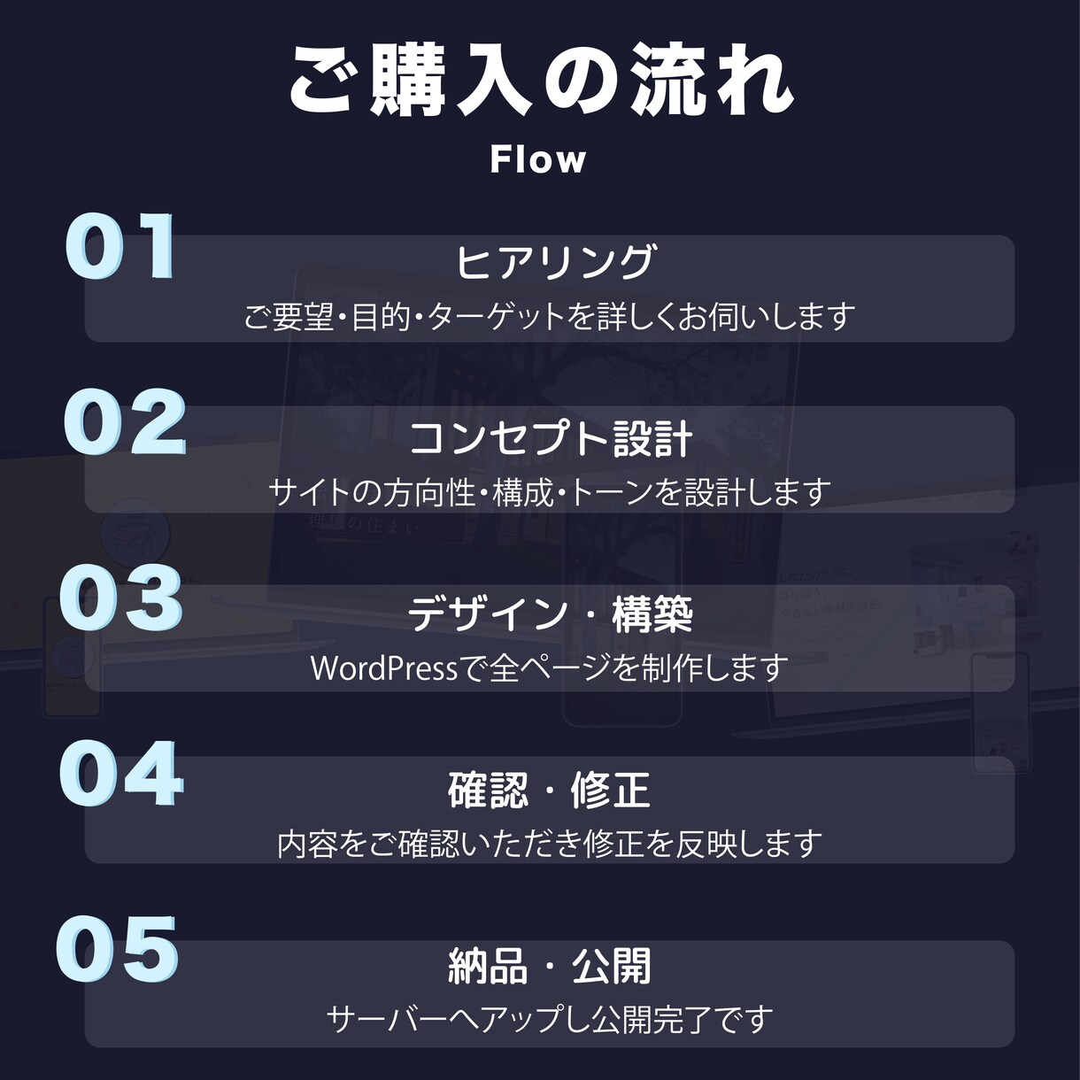 モニター価格！オリジナルデザインサイト制作します 誰に何を届けるか。競合差別化したHPを設計から制作します イメージ8