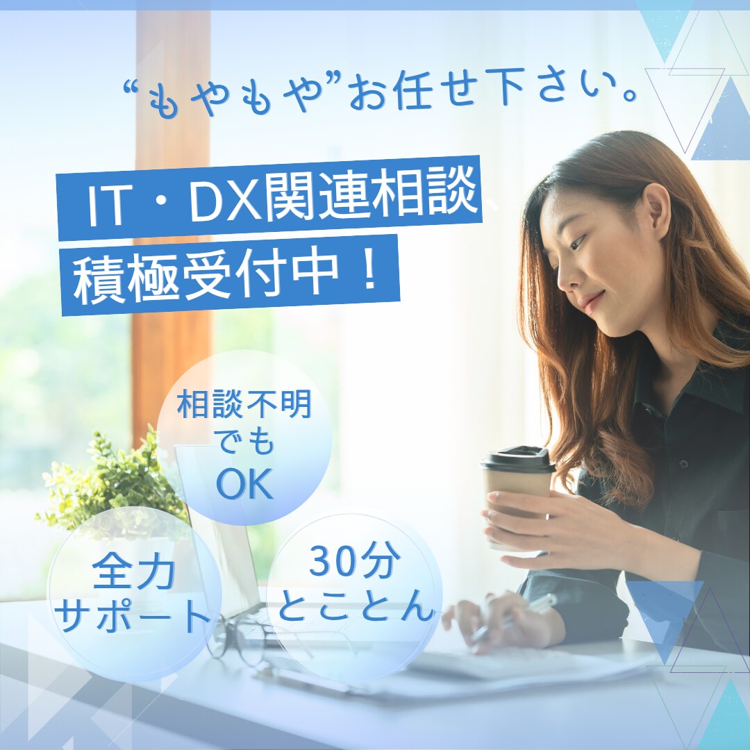 ITのモヤモヤ、30分相談受け付けます 次の一手が見える！30分集中相談。課題解決、全力サポート イメージ1