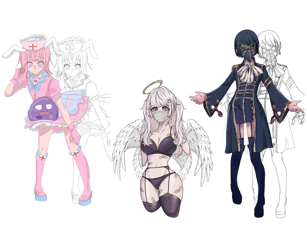 要望に応じたイラストやキャラクターを作成します 軽く相談で詳細はおまかせ、ぜーんぶおまかせでもOK！ イメージ8