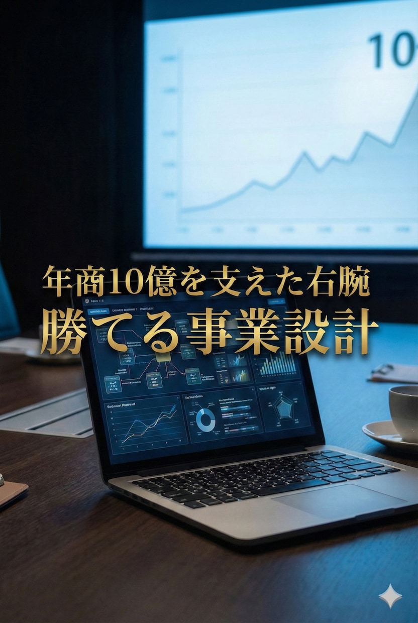 年商10億企業の元幹部が「勝てる」事業設計します 右腕として10億事業を支えた実務力で貴方の事業・店舗を加速! イメージ2