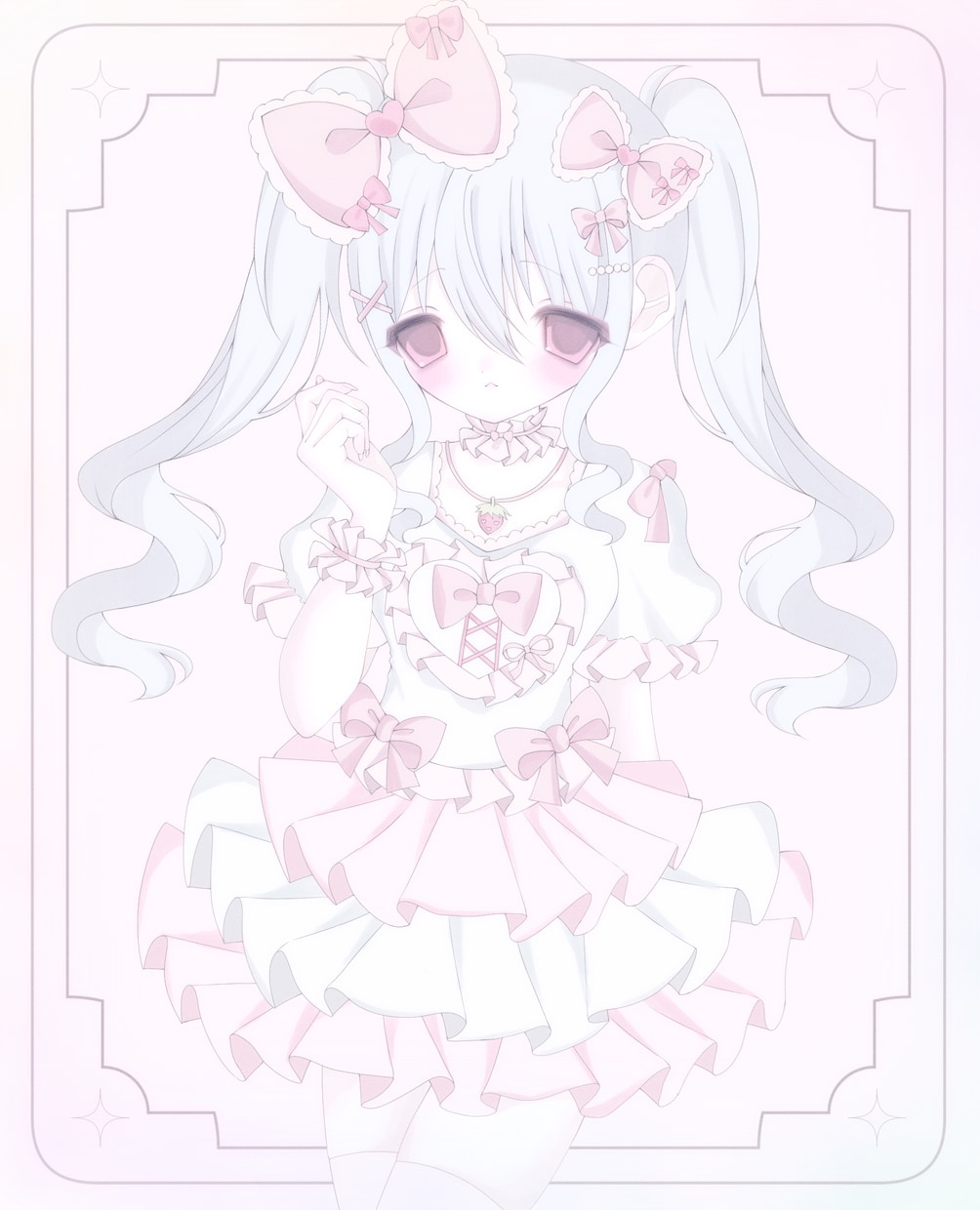 可愛い女の子描きます 甘々ふわふわな雰囲気で可愛く仕上げます♡ イメージ2