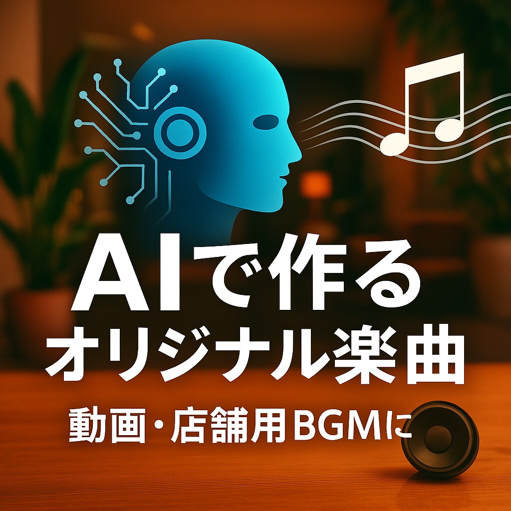 AI生成で高品質な作業用BGMをご提供します コスパ最高のAI作曲で音楽をもっと身近に イメージ1