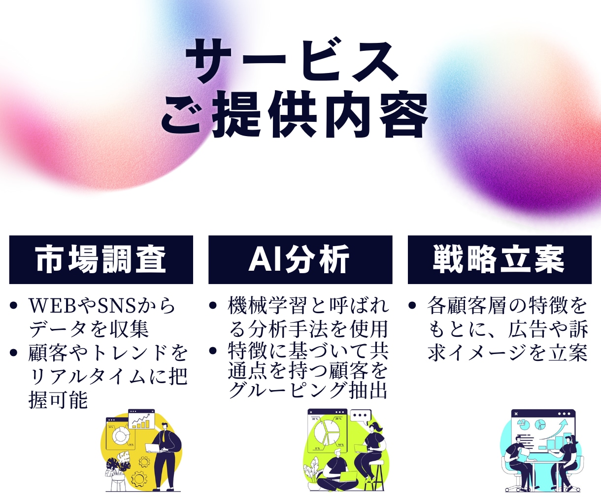 CVR250%達成！AI時代のマーケ戦略手伝います 外資コンサルで分析を10年以上経験｜顧客データなくても可能 イメージ3