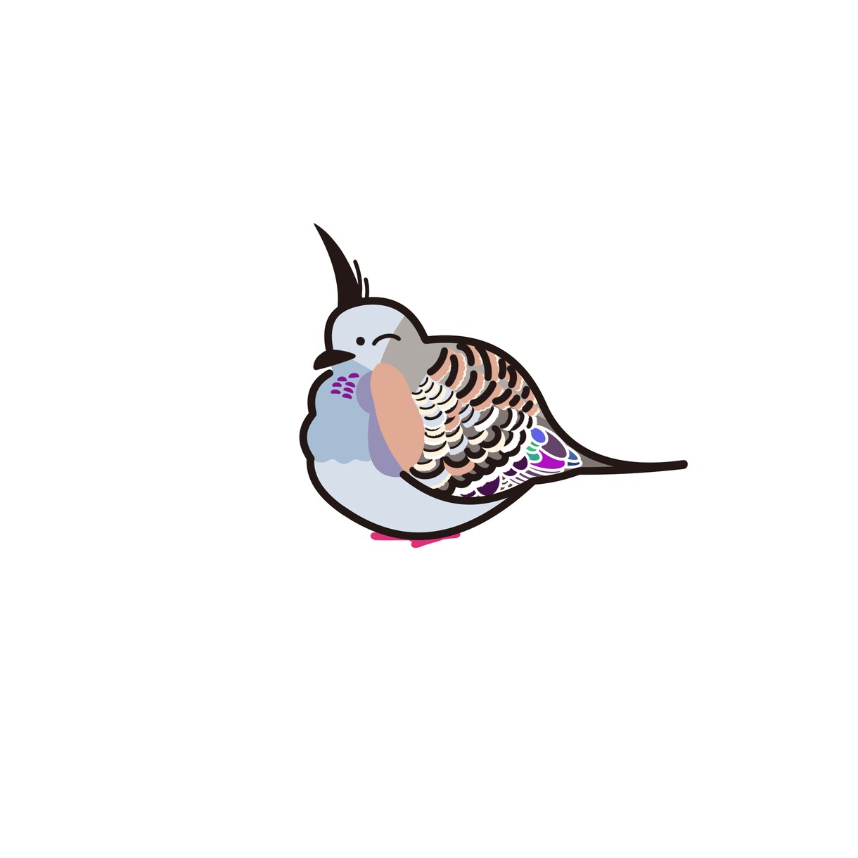 アイコン風　鳥イラスト　描きます ワンポイント凝ったユニークさ。鳥が得意。動物もOK♪ イメージ7
