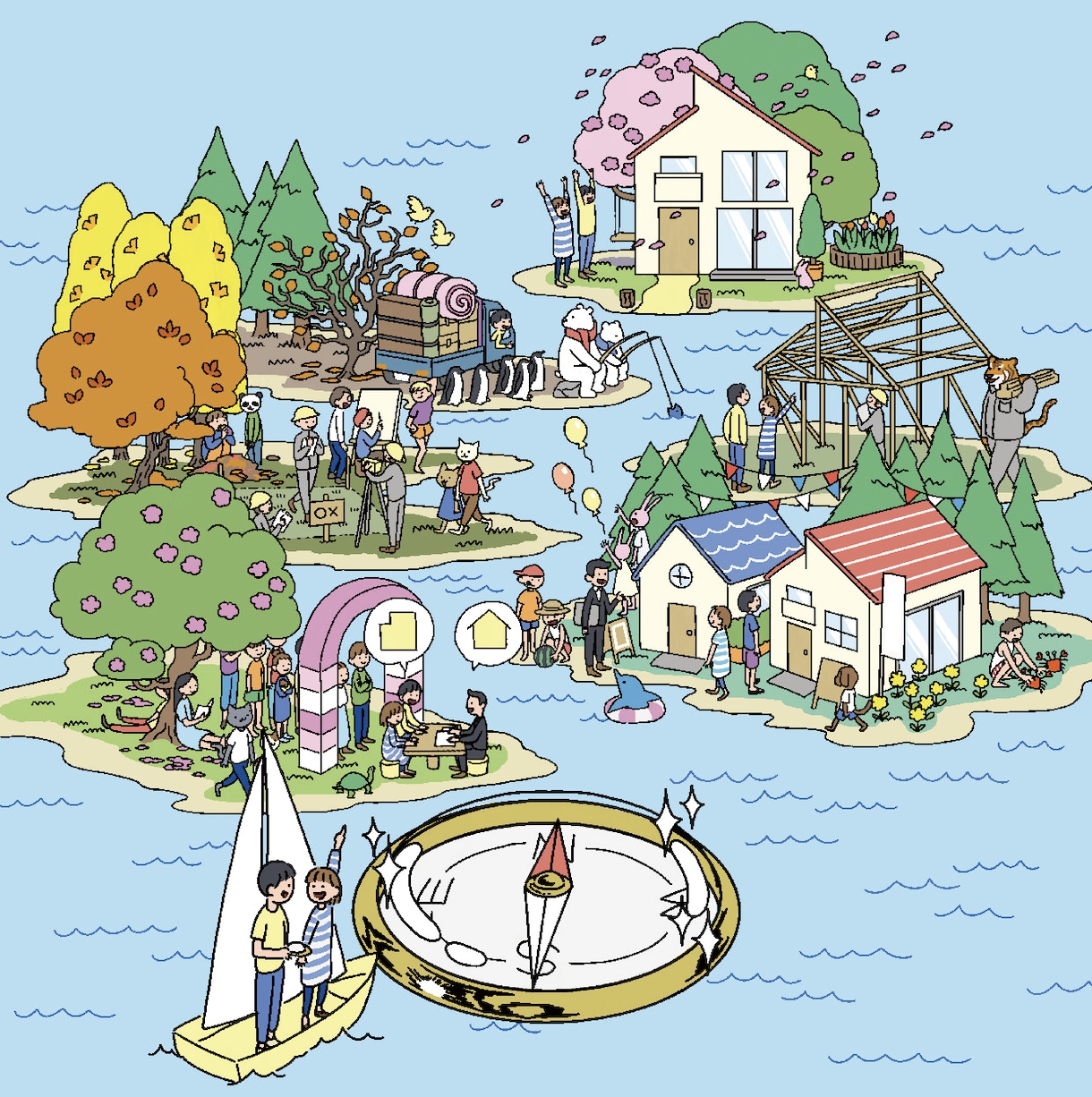 イラスト作成します ポップな人物・動物・背景イラストを制作いたします イメージ4