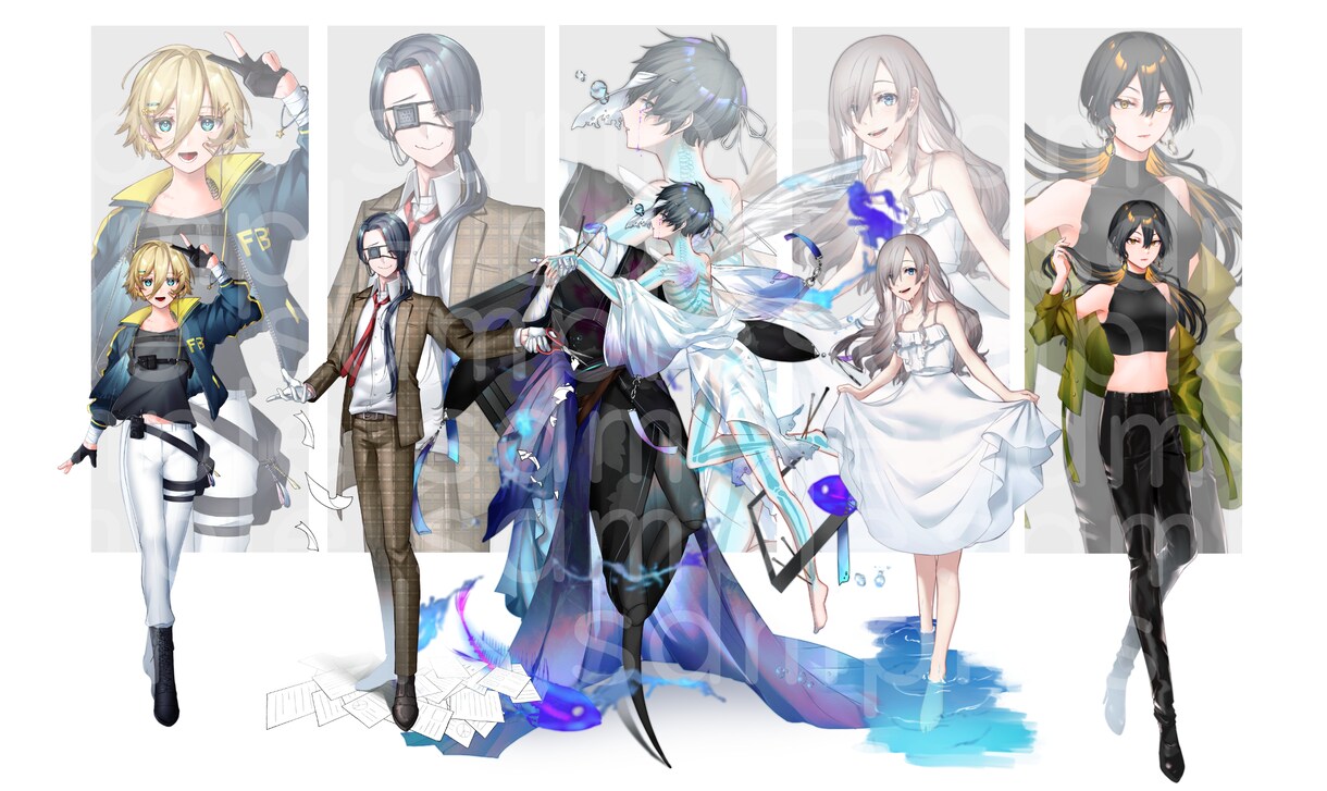 イラスト作成します 商用利用可能　背景・ミニキャラ・等身キャラ描きます！ イメージ1