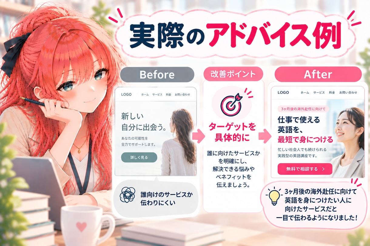 LP・求人を分析し具体的な改善方法をご提案します 課題・優先順位・改善案をまとめた詳細レポートを納品 イメージ6