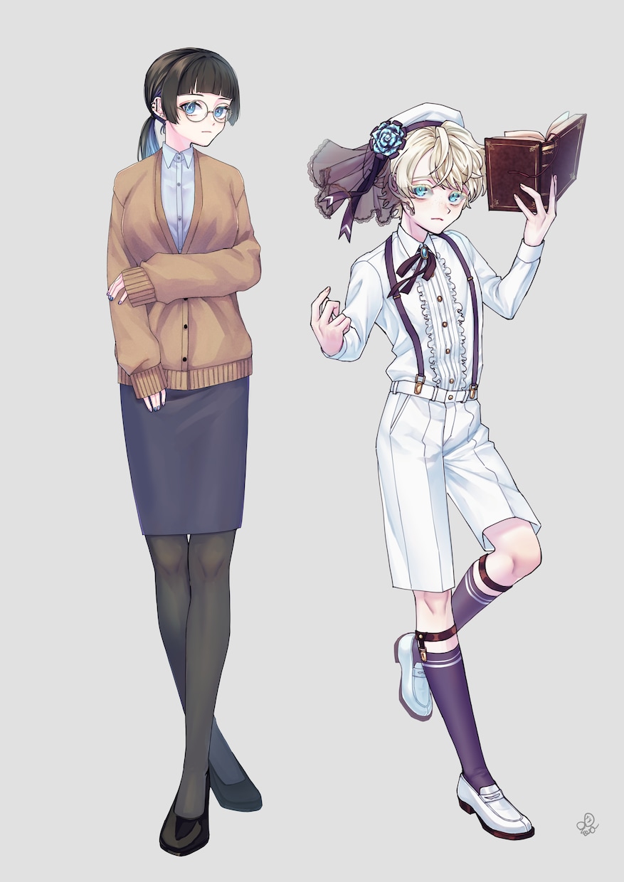 Vtuber・TRPGなどの立ち絵制作します 渋い、可愛い、性別年齢幅広く対応いたします！ イメージ5