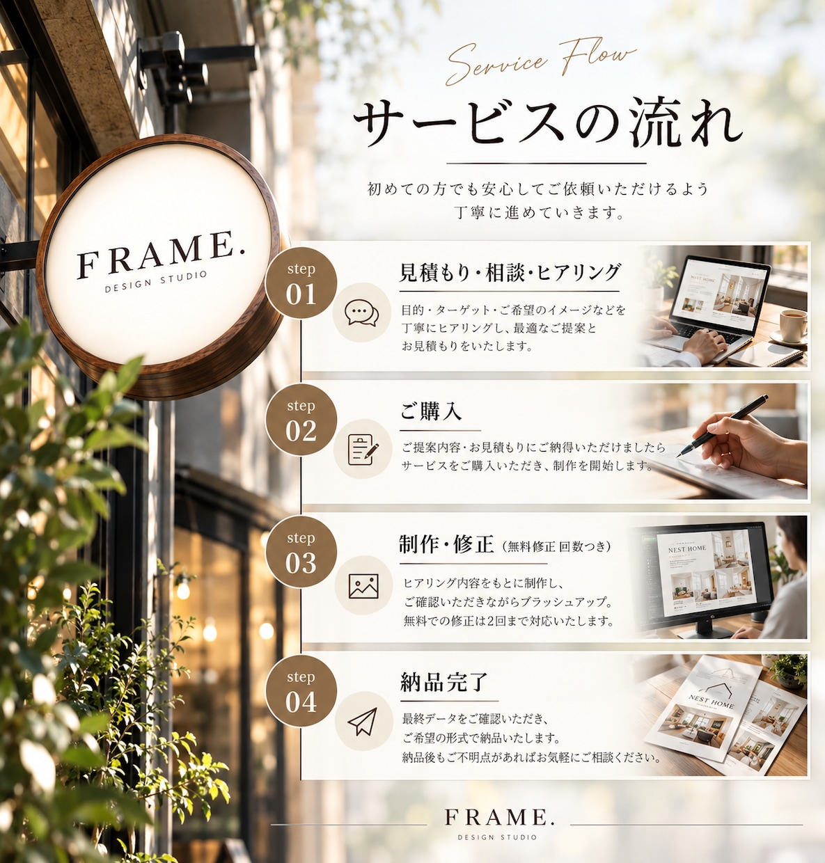 想いを形にするロゴデザイン制作します 長く使える“想いのこもった”ロゴをご提案 イメージ2