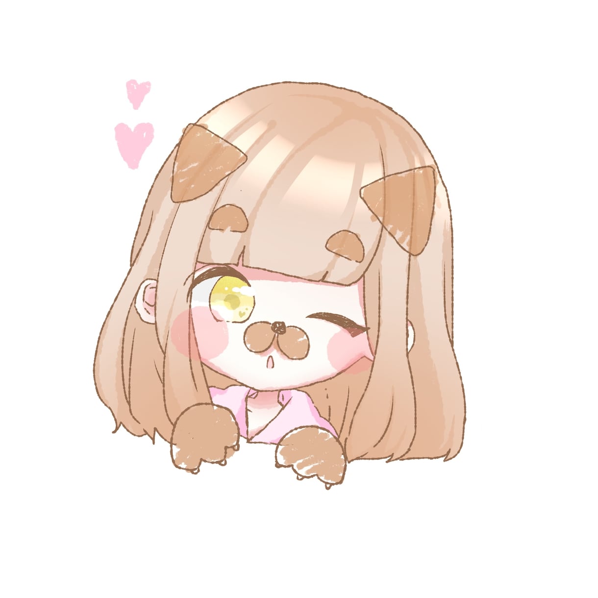 犬好きさんのための、ゆる〜いアイコン描きます SNS（Twitter LINE）等のアイコンにオススメ イメージ2