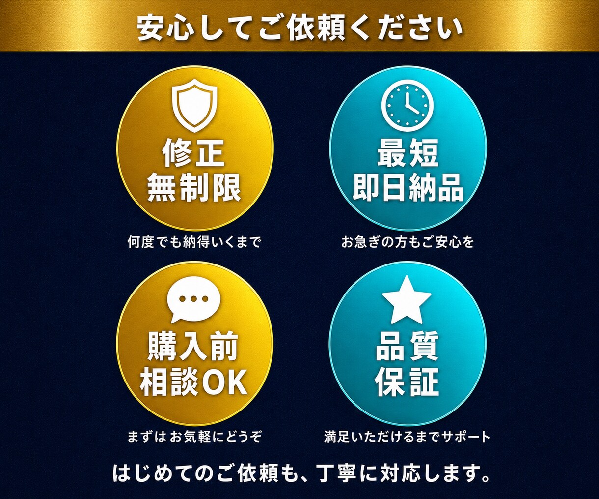 競合に差をつけるココナラヘッダー画像を制作します ココナラ出品者様専用│高品質ヘッダーを即日作成 イメージ10