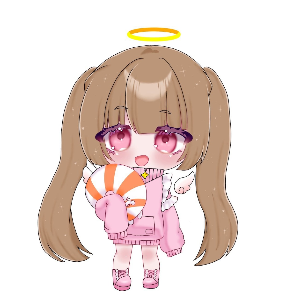 最短即日納品！透明感のある可愛いイラスト描きます ミニキャラ、立ち絵、歌ってみたサムネ、アイコン等最短3日納期 イメージ1