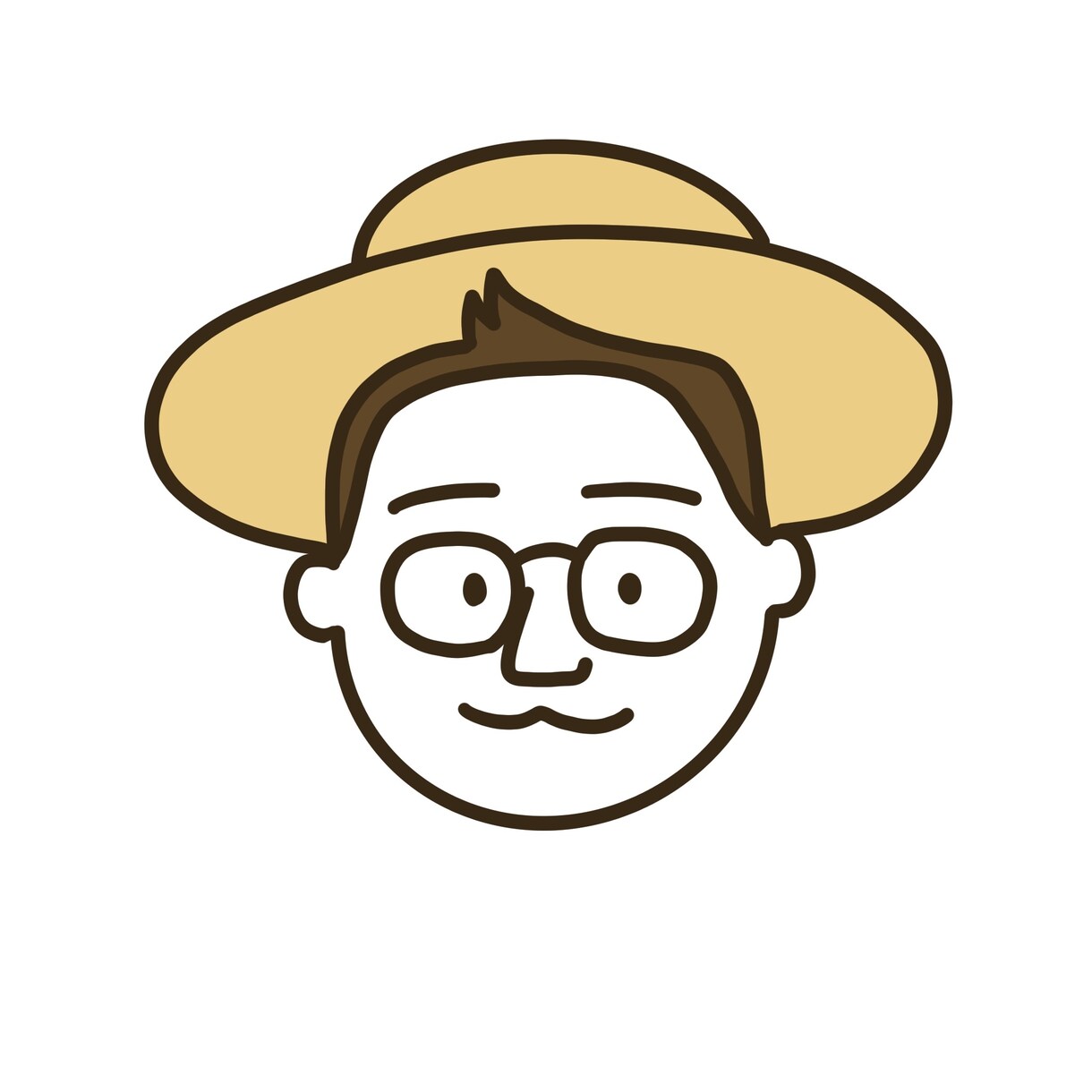 シンプルゆるかわアイコンにぴったりな似顔絵描きます 小さい頃から絵を描いて喜んでもらうのが何より嬉しいです イメージ5