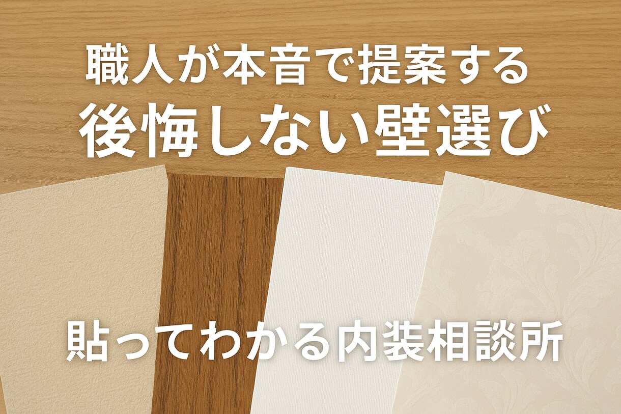 壁紙考えます 悩んだらまず相談、貼って納得の内装サポート イメージ1