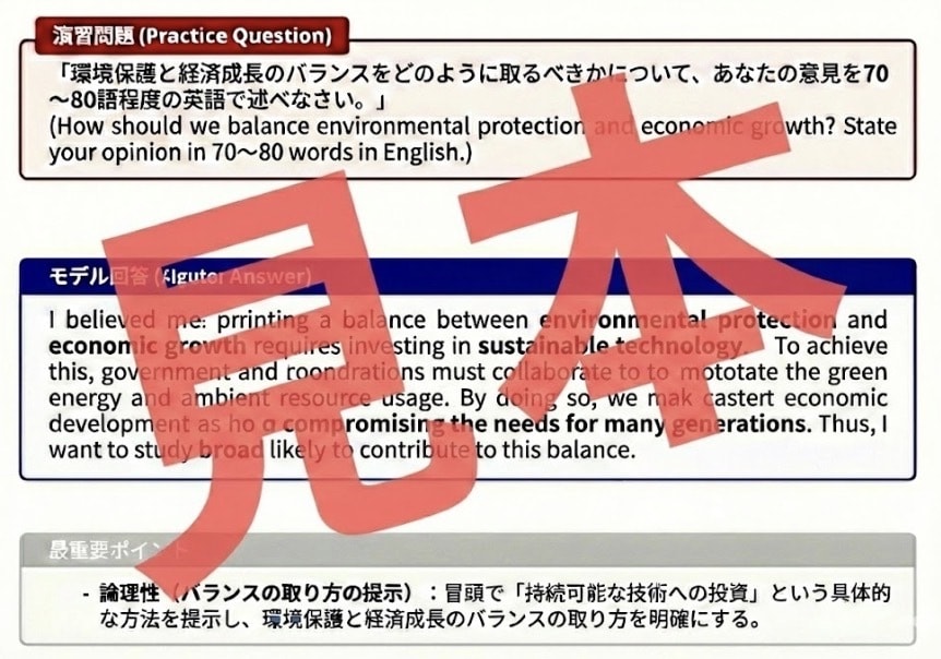 残り1名—今なら翌日までに添削します 京都大学本試験英語8割越え達成(121/150) イメージ5