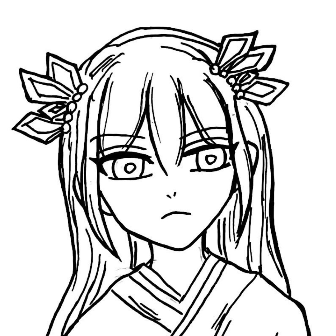 可愛いモノクロイラスト描きます シンプルだけど、なんか可愛い。そんなイラスト描きます イメージ1