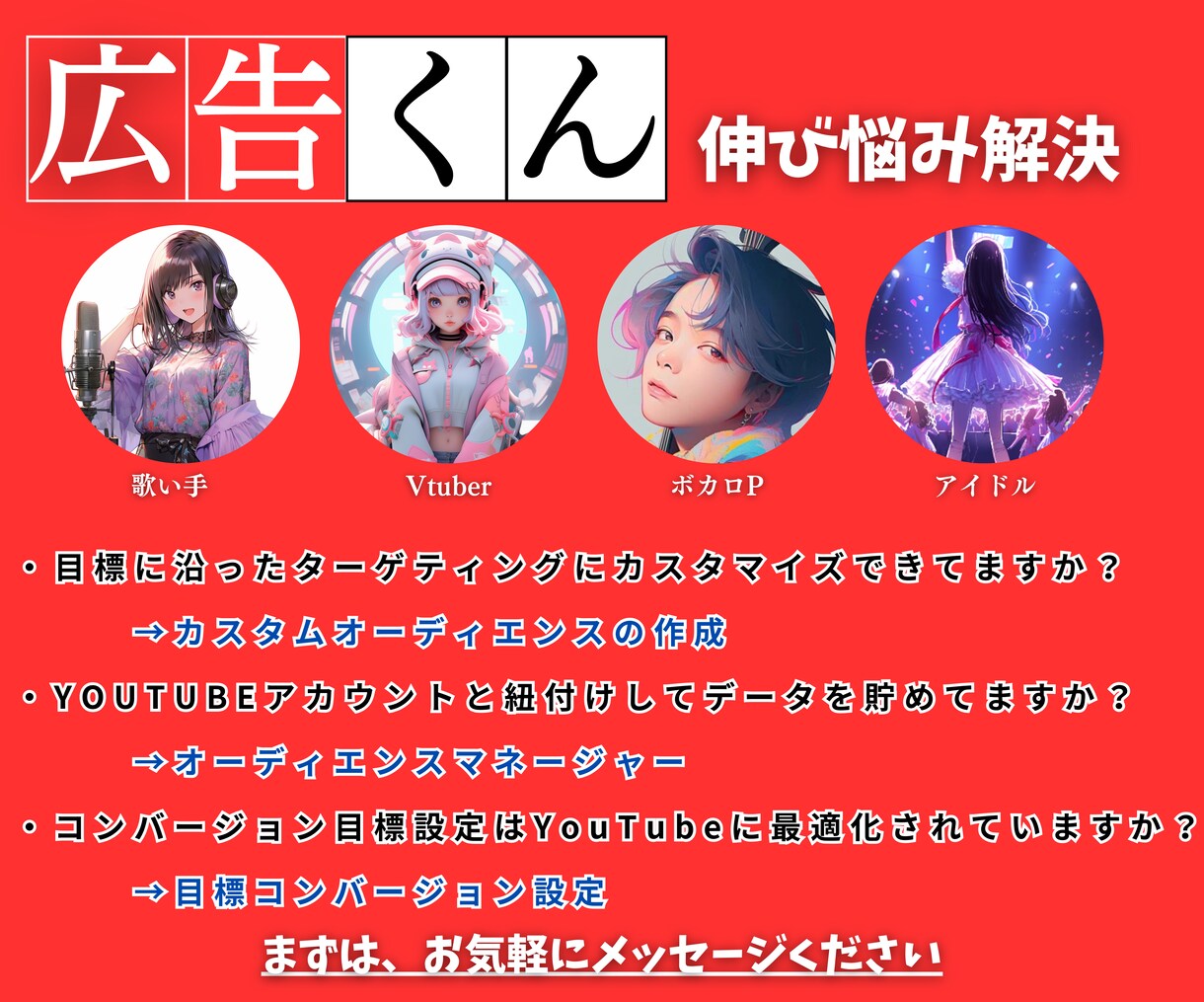 YouTube広告【運用代行】いたします Google広告初回クーポン設定可【試す価値ありです！】 イメージ4