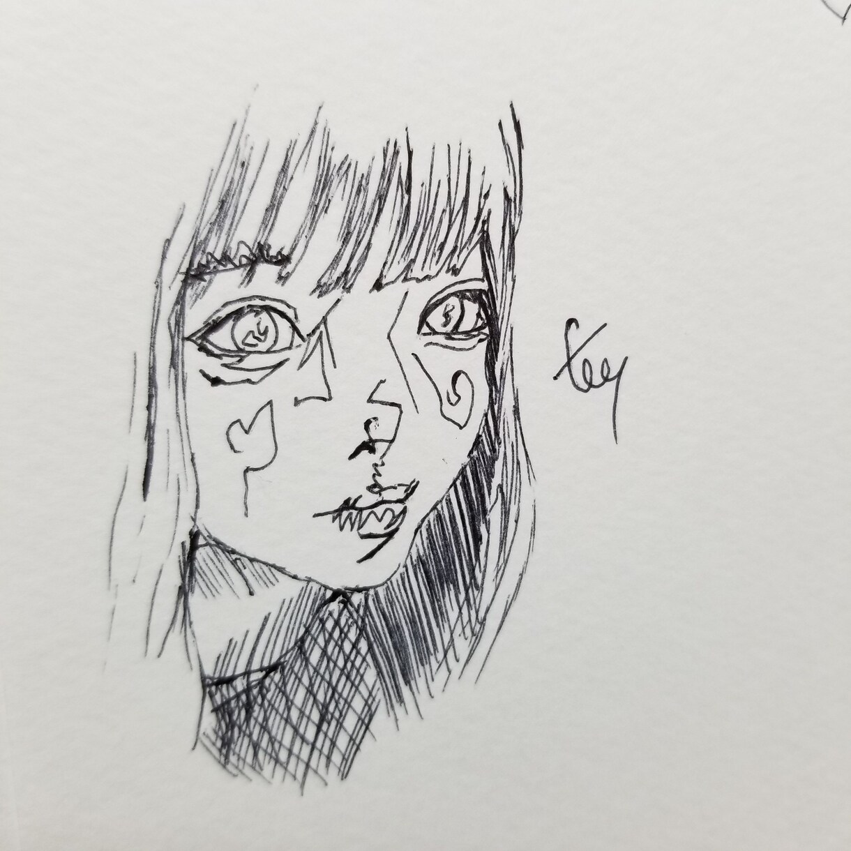 似顔絵、イラストを描きます デッサン、ペン画、シンプルタッチ。 イメージ5