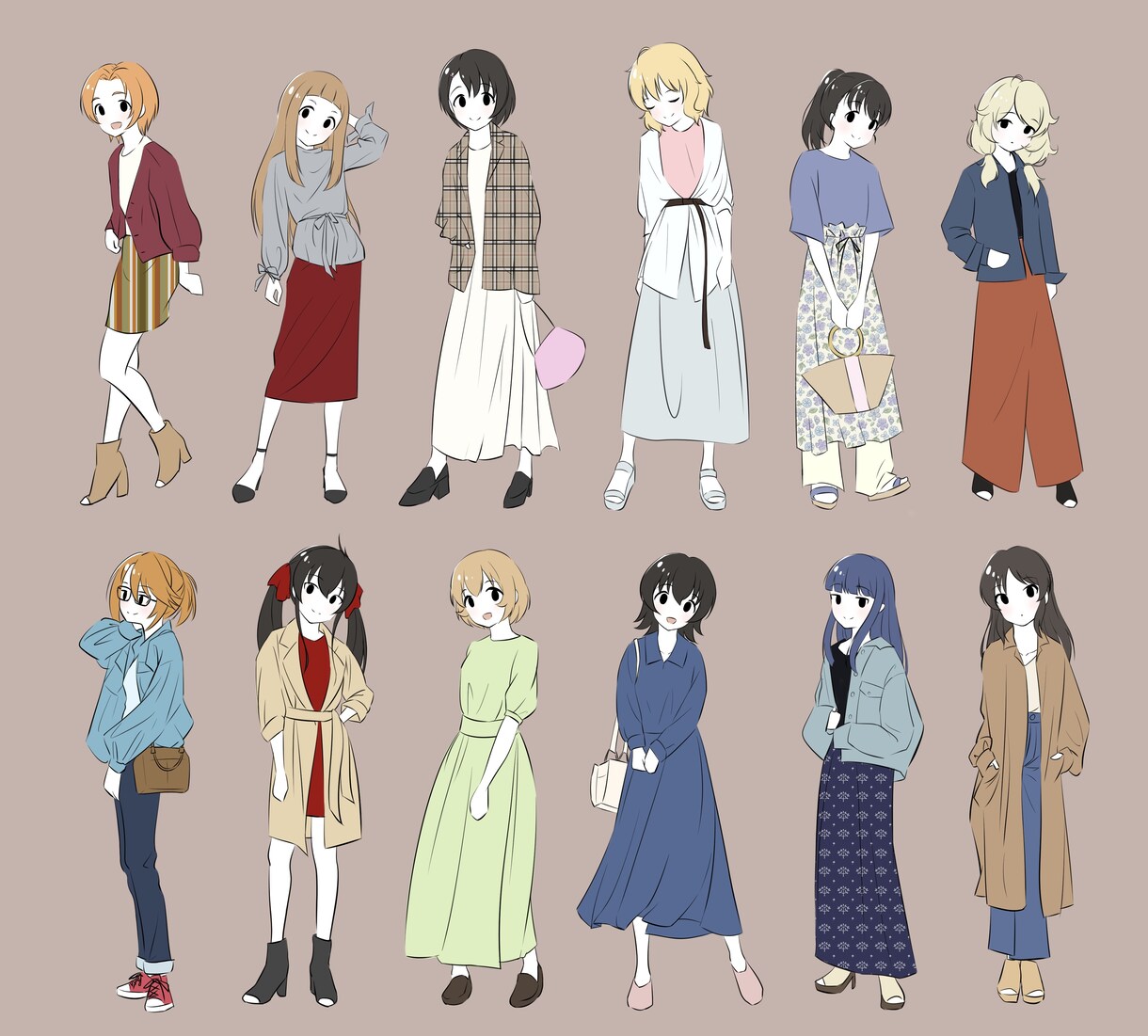 SNSアイコン等イラスト描きます かわいい女の子ならお任せ下さい イメージ9